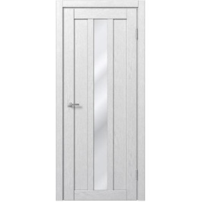 Межкомнатная дверь экошпон Доминика 405 - Дуб Аляска белый