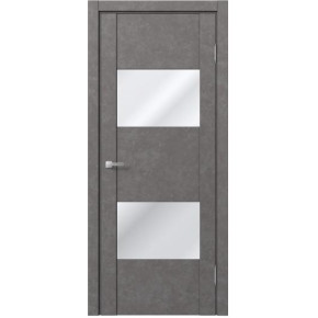 Межкомнатная дверь экошпон Доминика 221 - Бетон серый