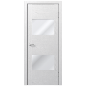 Межкомнатная дверь экошпон Доминика 221 - Дуб Аляска белый