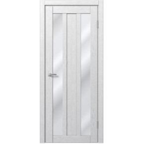 Межкомнатная дверь экошпон Доминика 406 - Дуб Аляска белый