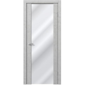 Межкомнатная дверь экошпон Доминика 222 - Бетон белый