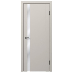 Межкомнатная дверь экошпон Доминика 225 - TRAVIS белый