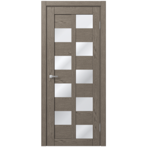 Межкомнатная дверь экошпон Доминика 407 - Дуб каменно-серый