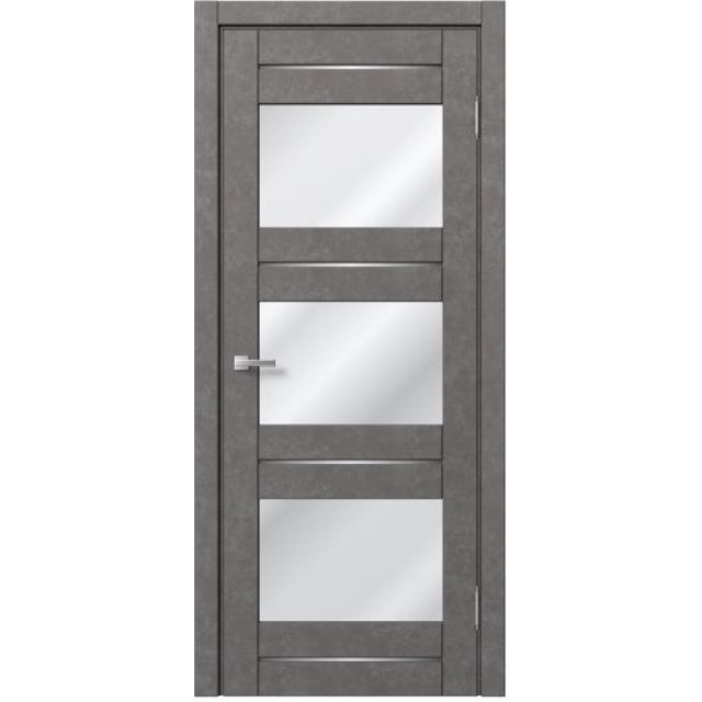 Межкомнатная дверь экошпон Доминика 300 - Бетон серый