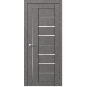 Межкомнатная дверь экошпон Доминика 521 - Бетон серый