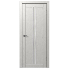 Межкомнатная дверь экошпон Доминика 432 - Soft Дуб Аляска белый