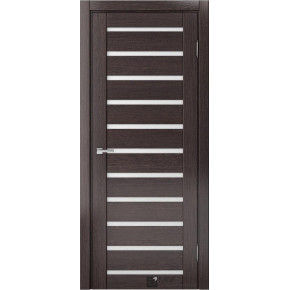 Межкомнатная дверь экошпон Доминика 107 - Орех темный