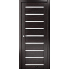 Межкомнатная дверь экошпон Доминика 102 - Орех темный