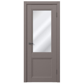 Межкомнатная дверь экошпон Доминика 842 - Soft серый