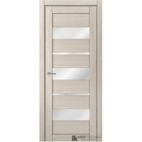 Межкомнатная дверь экошпон Доминика 114 - Лиственница кремовая