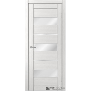 Межкомнатная дверь экошпон Доминика 114 - Ясень белый