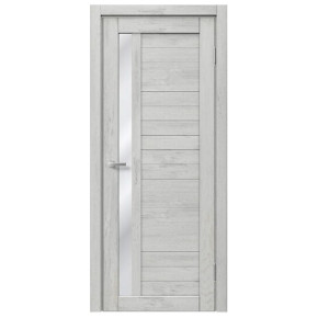 Межкомнатная дверь экошпон Доминика 421 - TRAVIS белый