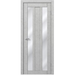 Межкомнатная дверь экошпон Доминика 406 - Бетон белый