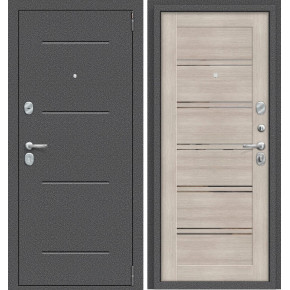 Дверь входная металлическая Эльпорта Porta R-2 104.П28 Антик Серебро/Cappuccino Veralinga
