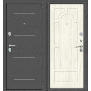 Дверь входная металлическая Эльпорта Porta R-2 104.П55 Антик Серебро/Nordic Oak