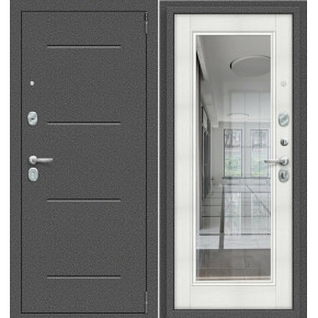 Дверь входная металлическая Эльпорта Porta R-2 104.П61 Антик Серебро/Bianco Veralinga