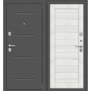 Дверь входная металлическая Эльпорта Porta R-2 104.П22 Антик Серебро/Bianco Veralinga