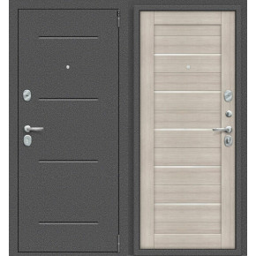 Дверь входная металлическая Эльпорта Porta R-2 104.П22 Антик Серебро/Cappuccino Veralinga