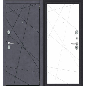 Дверь входная металлическая Эльпорта Porta R-3 15.15 Graphite Art/Super White