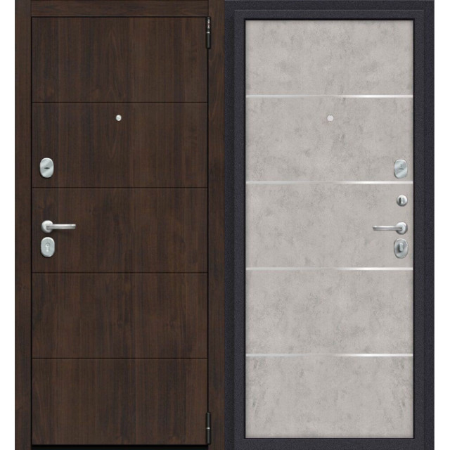 Дверь входная металлическая Эльпорта Porta R-3 4.П50 (IMP-6) Almon 28/Grey Art