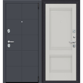 Дверь входная металлическая Эльпорта Porta R-3 10.K42 Graphite Pro/Nardo Grey