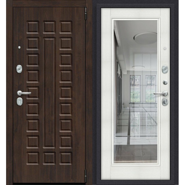 Дверь входная металлическая Эльпорта Porta R-3 51.П61 Almon 28/Bianco Veralinga