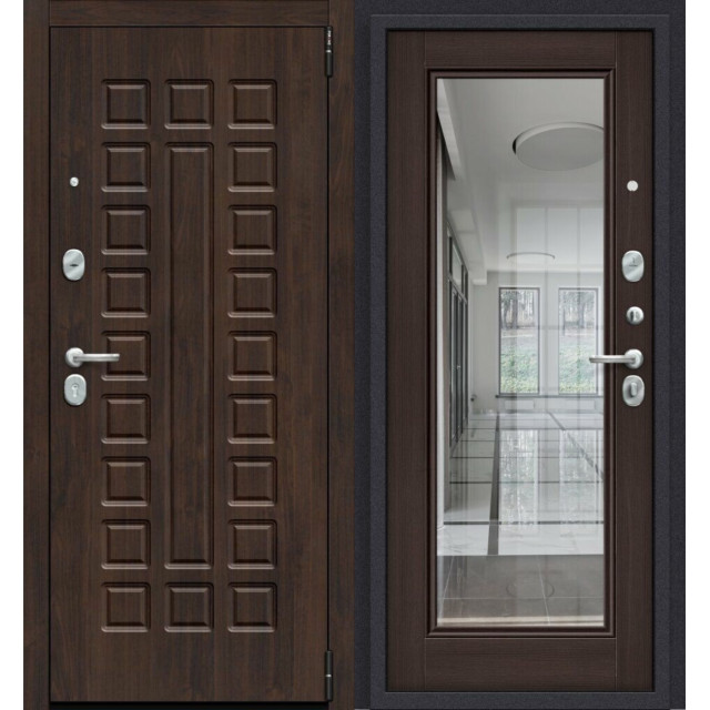 Дверь входная металлическая Эльпорта Porta R-3 51.П61 Almon 28/Wenge Veralinga