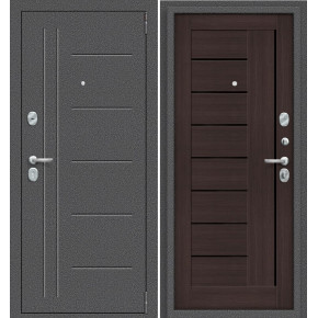 Дверь входная металлическая Эльпорта Porta S-2 109.П29 Антик Серебро/Wenge Veralinga
