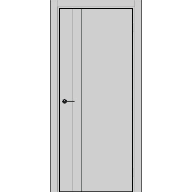 Дверь межкомнатная El'porta (Эльпорта) Порта-58 4AB - Shellac Grey
