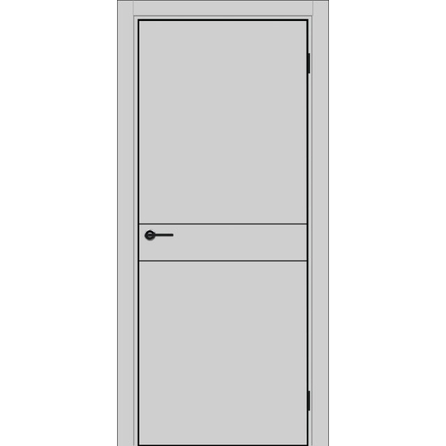 Дверь межкомнатная El'porta (Эльпорта) Порта-52 4AB - Shellac Grey