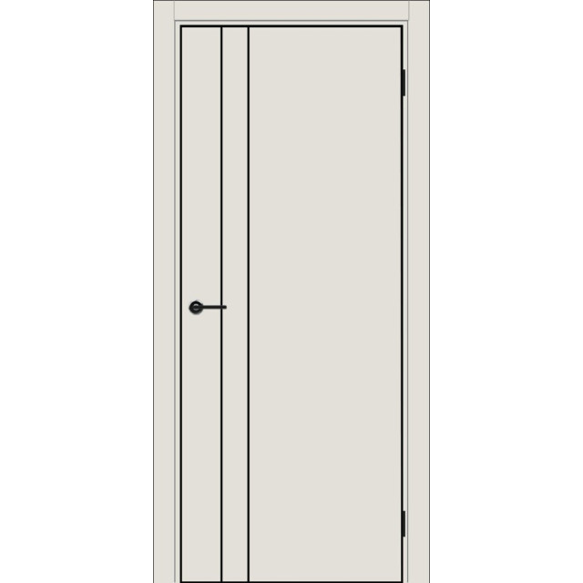 Дверь межкомнатная El'porta (Эльпорта) Порта-58 4AB - Shellac Cream