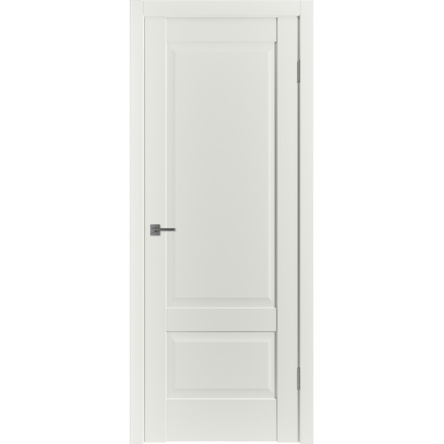 Дверь межкомнатная экошпон EMALEX ER2 ДГ- Mid White