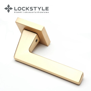 Ручки дверные LOCKSTYLE PRIME ZN BB (матовое золото)