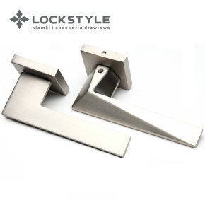 Ручки дверные LOCKSTYLE MIRAGE ZN NBM (матовый никель)