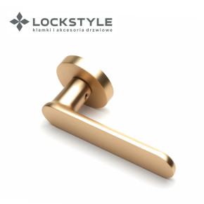 Ручки дверные LOCKSTYLE OVA ZR BB (матовое золото)