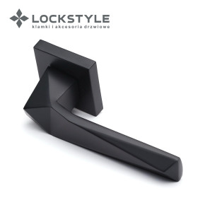 Ручки дверные LOCKSTYLE PIRA ZN AL6 (черный)