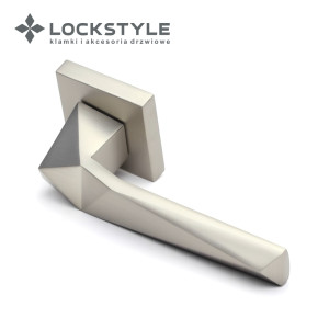 Ручки дверные LOCKSTYLE PIRA ZN NBM (матовый никель)
