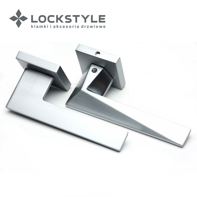 Ручки дверные LOCKSTYLE MIRAGE ZN CBM (матовый хром)