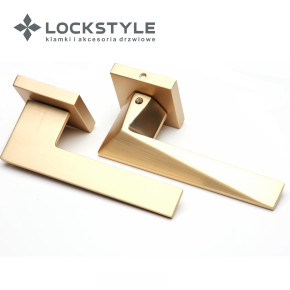Ручки дверные LOCKSTYLE MIRAGE ZN BB (матовое золото)