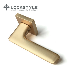 Ручки дверные LOCKSTYLE NIX ZN BB (матовое золото)