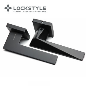 Ручки дверные LOCKSTYLE MIRAGE ZN AL6 (черный)