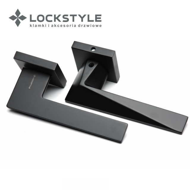 Ручки дверные LOCKSTYLE MIRAGE ZN AL6 (черный)