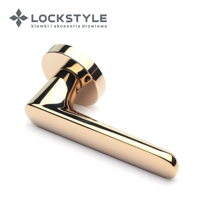 Ручки дверные LOCKSTYLE ELLIPSE ZR GL (глянцевое золото PVD)