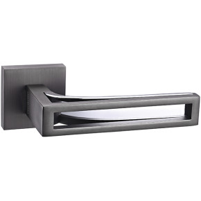 Ручка дверная ORO&ORO Brick 017-15E titanium/CP (хром)