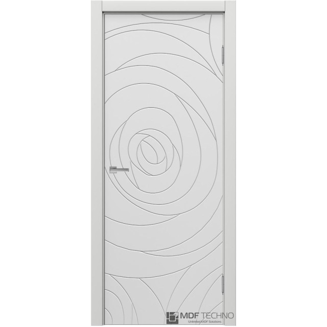 Межкомнатная дверь эмаль STEFANY 1121 Стефани МДФ техно - Белый