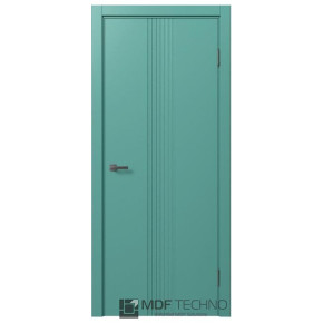 Межкомнатная дверь эмаль STEFANY 1208 Стефани МДФ техно - Ral 6033