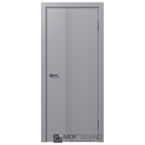 Межкомнатная дверь эмаль STEFANY 1208 Стефани МДФ техно - Ral 7040