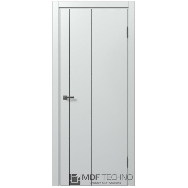 Межкомнатная дверь эмаль STEFANY 5013 Стефани МДФ техно - Ral 7035