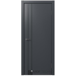 Межкомнатная дверь эмаль STEFANY 5012 Стефани МДФ техно - Ral 7016