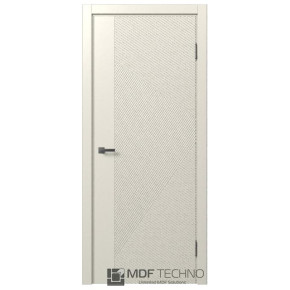 Межкомнатная дверь эмаль STEFANY 1206 Стефани МДФ техно - Ral 9001